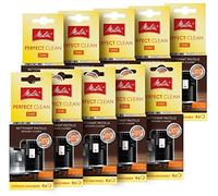 Melitta - Juego de 10 - pastillas/limpieza clean cafetera expreso/limpiador para cafeteras