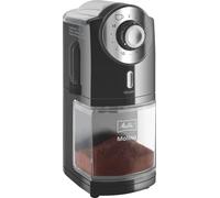 Melitta Molino 1019-02 - Molinillo de café eléctrico con 17 ajustes personalizables de molienda, apto para distintas cafeteras, moledor de café con disco de acero y depósito para granos, 200 g, negro