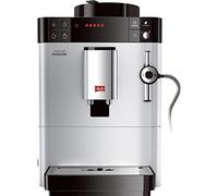 Melitta, Passione F530-101, Cafetera Automática con Molinillo, Café en Grano, Sistema de leche, Limpieza Automática, Personalizable, 15 Bares, Plata, 1,2 litros