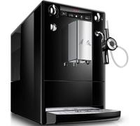 Melitta Solo&Perfect Milk E957-101 - Cafetera superautomática con autocapuchinador, máquina de café con modo doble taza, sistema de extracción de aroma y limpieza automática, 1,2 L, negro