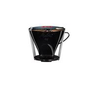 Melitta, Soporte para filtros de café, Para filtros de tamaño 1x6, Compatible con 1 jarra o 2 tazas, Plástico, Pour Over, Negro