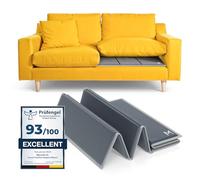 Meliusly Cojín De Madera Reforzada Resistente Para Asiento Caído, Soporte Profundo Sofá Biplaza, Protector Biplaza , Color, Gris, 21 X 48 Pulgadas