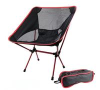 Melivarone Silla de camping acolchada - Silla plegable para playa con red transpirable, capacidad de carga de 210 kg, plegable y ligera para camping, picnic y pesca, incluye bolsa de transporte de