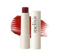 Melixir Mantequilla labial vegana (12 colores) 0.13 oz, sin abejas, sin vaselina, barra labial vegana de nutrición profunda a base de plantas (06 Lust Red (teñida))