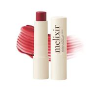 Melixir Mantequilla labial vegana (12 colores) 0.13 oz, sin abejas, sin vaselina, barra labial vegana de nutrición profunda a base de plantas (05 Dewy Rose (teñida))