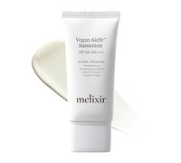 Melixir Vegan Airfit™ Protector Solar SPF 50+, Loción facial coreana ligera e hidratante, sin efecto blanquecin, Protección diaria para piel sensible, calmante y respetuosa con los arrecifes (50ml)