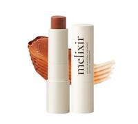 Melixir Vegan Lip Butter (12 Colores), Bálsamo Labial Hidratante con Color, Nutritivo con Manteca de Karité, Acabado Natural y Translúcido, Para Labios Secos, K-Beauty (12 Caramel)