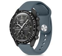 Meliya Correas para reloj Moonswatch, correa de silicona suave compatible con Omega X Swatch Moonswatch Speedmaster/Rolex/SEIKO 20 mm, Swatch Omega Moonswatch Speedmaster Watch Correa de repuesto para