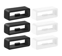 Meliya Paquete de 6 correas de reloj para Disney Magic Band/Magic Band 2.0/Magic Band+, bucle de seguridad de banda de silicona, soporte/retenedor/anillos de cierre para Disney Magic Band