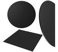 Melko Placa de cristal para chimenea (rectangular, 120 x 65 cm)