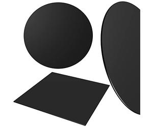 Melko Placa de cristal para chimenea (rectangular, 120 x 65 cm)