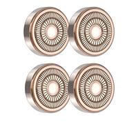 Mellbree - Cabezales de repuesto para la generación impecable 2, 4 unidades, cabezales de repuesto compatibles con la herramienta de eliminación de vello facial impecable, color oro rosa