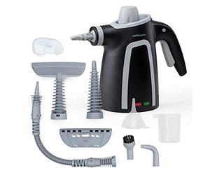 Mellerware - Limpiador a Vapor de Mano 1050W, Vaporeta Multiuso, 9 Accesorios