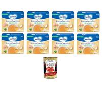 Mellin Brodo con carne di pollo 100% Gusto Delicato, per tutta la famiglia caldo con carne de pollo 100% sabor delicado, para toda la familia 8 x 50 g + polpa italiana gourmet 400 g