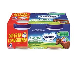 MELLIN CAVALLO 4PZ 80GR OMOGENEIZZATO
