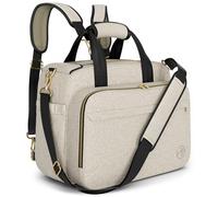 Mellories Convertible Baby Diaper Bag Tote For Baby Boys and Girls - 4 Estilos en 1 Backpack Diaper Bag, Beige, M, Bolsa de Viaje
