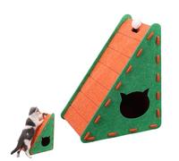 Mellowkin Cat Scratcher, 2025 Vertical Felt Cat Scratchers, Wear-Resistant Non-Shedding, L Type, Triangular (Mix,T)