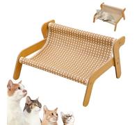 Mellowkin Cat Scratcher Couch, The Claw Lounge, Cat-Friendly Durable Scratcher and Lounger, 2-in-1 Cat Scratch Pad and Lounge, Summer Breathable Fabric (Cooling Mat)