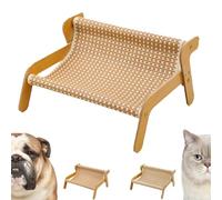 Mellowkin Cat Scratcher Couch, The Claw Lounge for Cats, 2-In-1Wear Resistant Scratching Sisal Chair for Indoor Pet (#1)