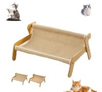 Mellowkin Cat Scratcher Couch, The Claw Lounge for Cats, for Indoor Cats Lounge Chair Cat Scratch Pet Seat and Lounger Hammock for Scratching Pad, for Healthy Scratching (Large A)