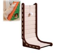 Mellowkin Cat Scratcher, Mellowkin Cat Scratcher Felt, Triangular Vertical Integrated Scratching Board with Cat Bed, Felt Material, Wear-Resistant and Non-Shedding Cat Toy (Style B)