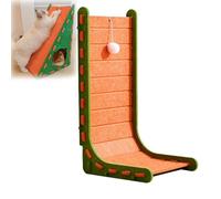 Mellowkin Cat Scratcher, Mellowkin Cat Scratcher Felt, Triangular Vertical Integrated Scratching Board with Cat Bed, Felt Material, Wear-Resistant and Non-Shedding Cat Toy (Style A)