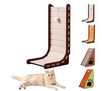 Mellowkin Cat Scratcher, Vertical Felt Cat Scratcher, L Type and Triangle Cat Scratching Pads Durable Easy to Clean and No Mess (Style A,L Type)