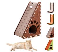 Mellowkin Cat Scratcher, Vertical Felt Cat Scratcher, L Type and Triangle Cat Scratching Pads Durable Easy to Clean and No Mess (Style A,Triangle)