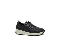 Melluso R25093 Nero Scarpe Sneaker Donna Lacci Zip Zeppa 43