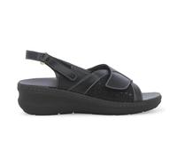 Melluso Sandalo Donna anatomico in similpelle Nero k95208q 39