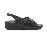 Melluso Sandalo Donna anatomico in similpelle Nero k95208z 38