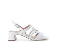 Melluso Sandalo Donna Comodo Elegante in Pelle Bianco s453 35