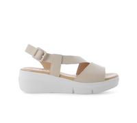 Melluso Sandalo Donna Comodo incrocio in Pelle Beige r80420q 39