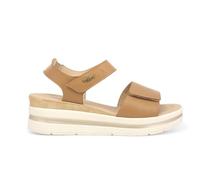 Melluso Sandalo Sportivo in Pelle Cuoio con Zeppa 019185q 39