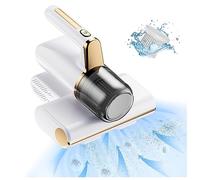 MELLYD Aspirador De áCaros del Polvo, Elimina El 99,9% De AléRgenos Y áCaros del Polvo Aspirador De Cama VibracióN De Alta Frecuencia, IluminacióN Ultravioleta MáQuina para Lavar Sofá,White