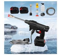 MELLYD Hidrolimpiadora Bateria, Potencia 600w, Dos BateríAs 24v1500mah Pressure Washer, BateríA De Larga DuracióN Pulverizador A Bateria, Esenciales De Limpieza del Hogar