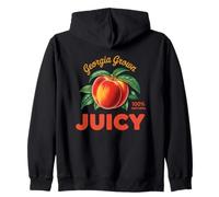 Melocotón jugoso cultivado en Georgia 100% melocotón de Fruta Natural Fresca Sudadera con Capucha