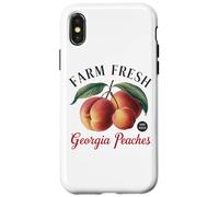 Melocotones frescos de Georgia seleccionados a mano Carcasa para iPhone X/XS