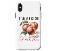 Melocotones frescos de Georgia seleccionados a mano Carcasa para iPhone X/XS