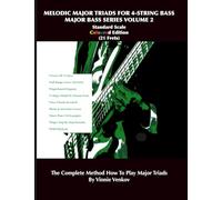 Melodic Major Triads For 4-Str.Bass Volume 2 (21 Frets) Short Scale, Full Range, Coloured Edition: How To Play Major triads In All 12 Keys (Majors Bass Series Volume 1-10)