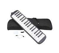 Melodica 32 Keys Blow Piano | Professional Wind Keyboard with Two Tubes and Long Mouthpiece, Safe Sound Teaching Instrument for Kids Adults Learners, Compact Practice Organ with Secure Case for Music