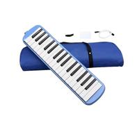 Melodica 32 Keys Blow Piano | Professional Wind Keyboard with Two Tubes and Long Mouthpiece, Safe Sound Teaching Instrument for Kids Adults Learners, Compact Practice Organ with Secure Case for Music