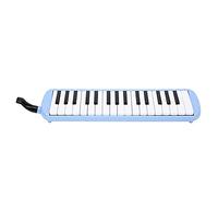 Melódica, 32 Teclas ABS, Instrumento de Viento Fácil de Tocar y Aprender, Blanco y Negro, Ideal para Niños Principiantes, Juego de Práctica Musical, para Educación y Entretenimiento