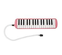 Melodica 32 Teclas, Boquilla De Doble Tubo, Teclado, Armónica, Instrumento De Viento, Teclado De Piano De Aire, Instrumento Musical Con Bolsa De Transporte(Rosa)