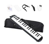 Melodica 32 teclas - Instrumento de viento, armonía de teclas, 2 boquillas, bolsa de transporte portátil, diseño compacto | para principiantes, profesionales, música, estudiantes, escuelas, hogar