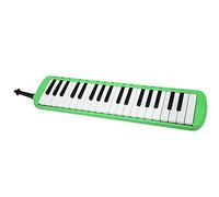 MELODICA 37 TECLAS INSTRUMENTO MUSICAL DE VIENTO PORTÁTIL FÁCIL DE APRENDER PARA NIÑOS PRINCIPIANTES (Verde)
