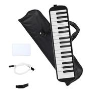 Melodica Armonio de 32 teclas de doble tubo con bolsa de transporte Instrumentos de teclado de piano para niños Principiantes Melódica Instrumento Talk Box Instrumento Armonio