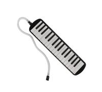 Melódica, Clásica, Estable, Fácil de Aprender, Melódica con 32 Teclas, ABS, Cultivando Intereses Musicales, Multifuncional, para que los Estudiantes Toquen (BLACK)