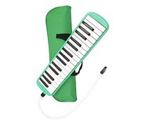 Melódica de 32 teclas, teclado de piano de aire, instrumento de melódica con bolsa de transporte (verde)