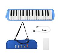 Melodica De 32 Teclas, Teclado Estilo Piano, Armónica, órgano De Boca Con Boquilla, Estuche De Transporte, Teclado De Piano De Aire, Instrumento Musical Para Principiantes, Regalo Musical(Azul)